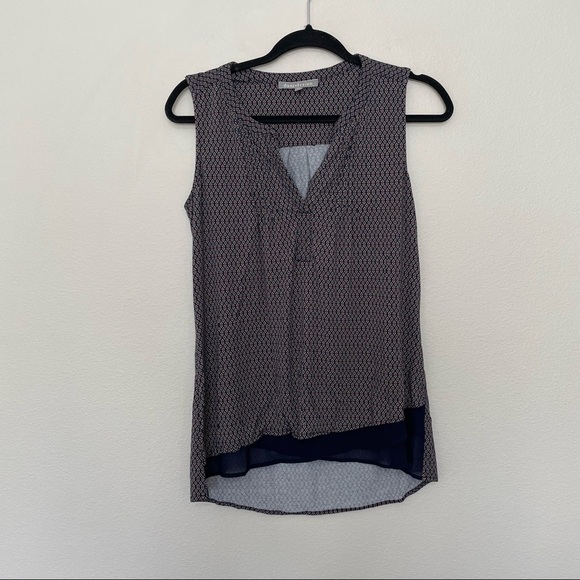 Daniel rainn blue and orange patterned blouse sz.S womens - Picture 1 of 4